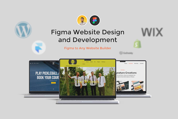 Gig Preview - Design website templates, figma mockups, and web designs in 24 hours