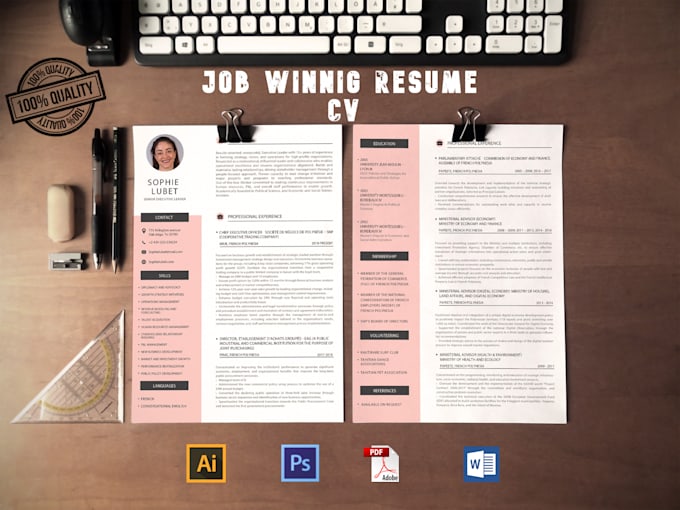 Gig Preview - Provide you job winning professional resume writing services