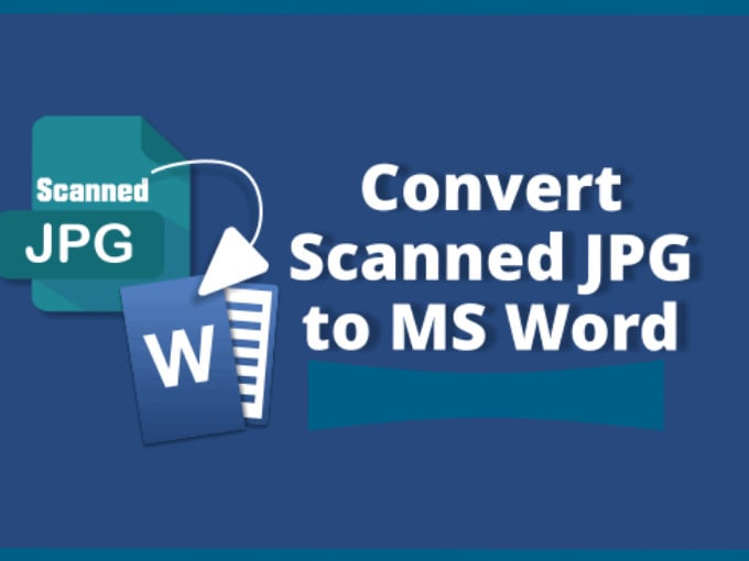 Gig Preview - Convert scanned pdf , images into word document within 24 hrs