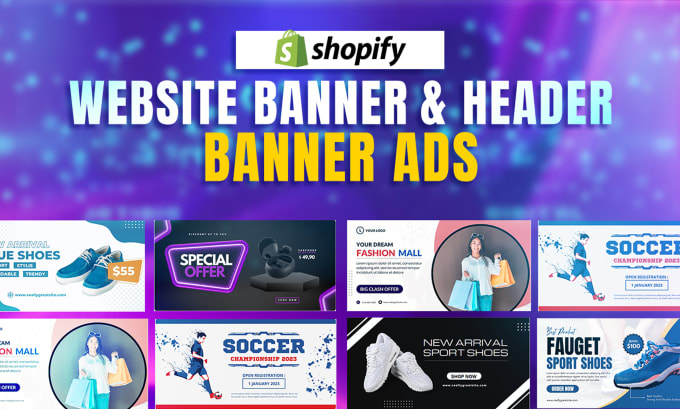 Gig Preview - Design shopify banner, web banner, etsy and facebook cover