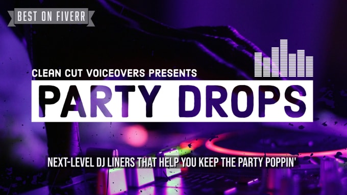 Gig Preview - Voice and produce ultra premium dj drops for great branding