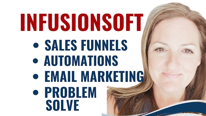 Gig Preview - Build infusionsoft marketing funnel, automations, email setup, integrations, fix