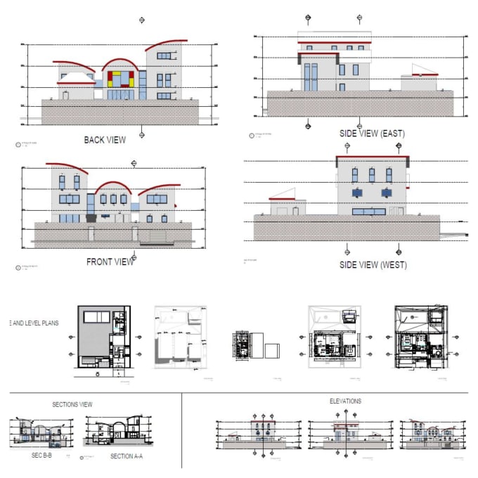 Gig Preview - Provide floor plans in autocad, sketchup and revit