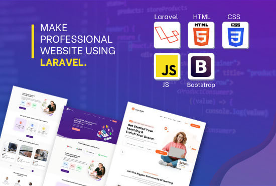 Bestseller - develop website and update existing website using laravel