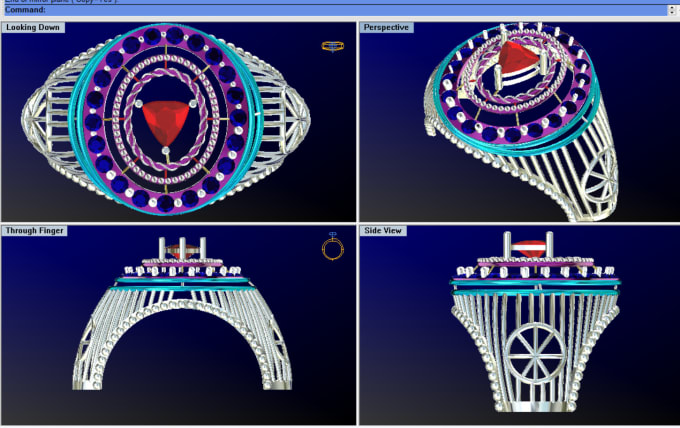 Gig Preview - Design perfect 3d jewelry