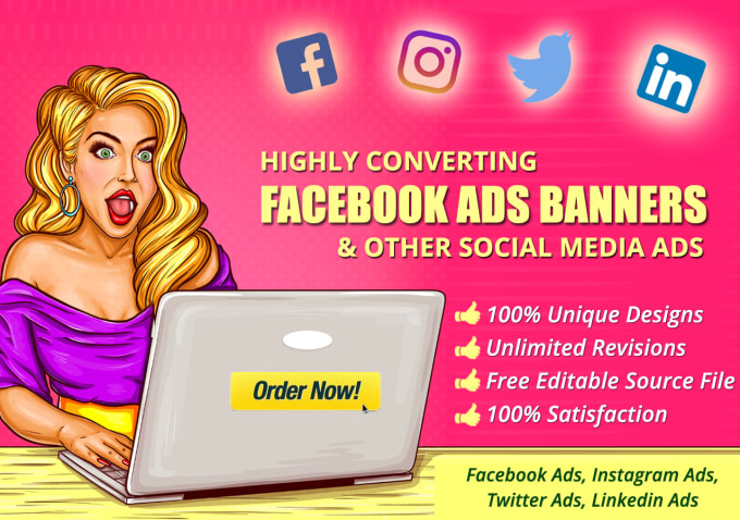 Gig Preview - Design high converting social media facebook ads banners