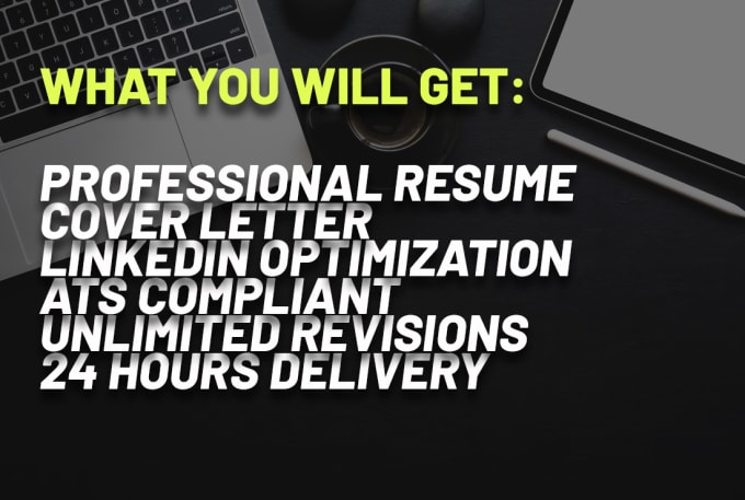 Gig Preview - Build or revamp your resume CV with cover letter and linkedin optimization