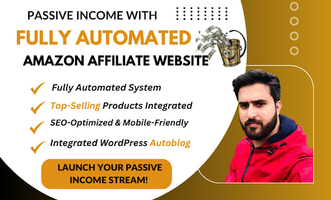 Gig Preview - Make a premium autopilot amazon affiliate website with wordpress autoblog