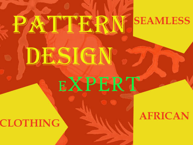 Gig Preview - Do pattern design, african pattern, seamless pattern, floral clothing pattern