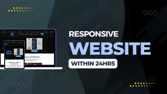 Gig Preview - Design and develop your responsive wordpress website