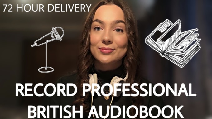 Gig Preview - Voiceover an audiobook with british accent