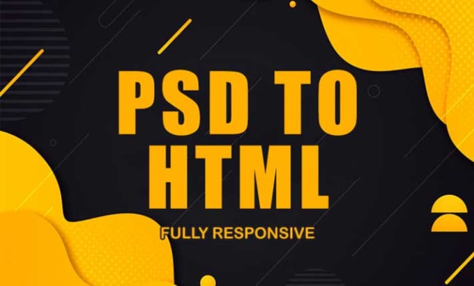 Gig Preview - Convert psd to html, png to html, figma to html, psd to bootstrap web design