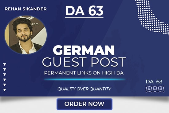 Gig Preview - Write and publish guest post on HQ german sites