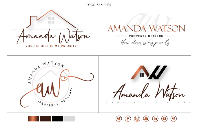 Bestseller - design a unique real estate logo with branding package