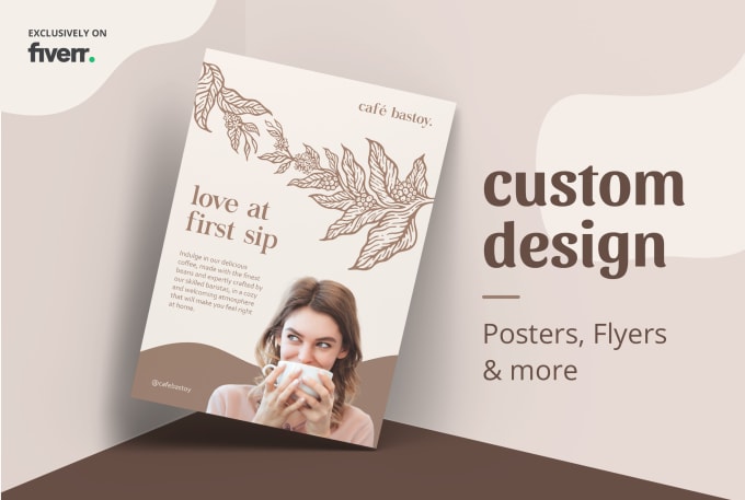 Gig Preview - Design a custom flyer, poster or business card