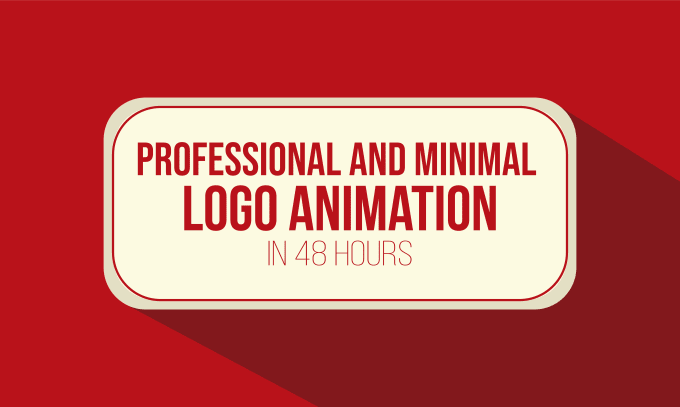 Gig Preview - Create professional and minimal custom logo animation