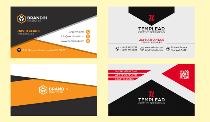 Gig Preview - Create visiting card, employee card, brochure, flyer, menu