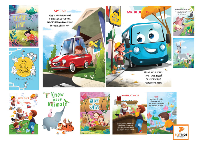 Gig Preview - Create children book illustrations