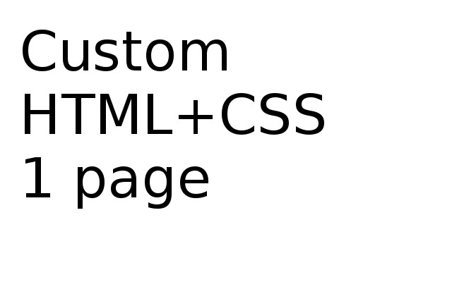 Gig Preview - Create custom HTML and CSS layout