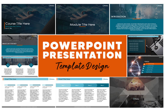 Gig Preview - Design a visually appealing powerpoint presentation template slides