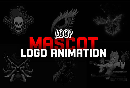 Gig Preview - Create 2d mascot logo loop animation