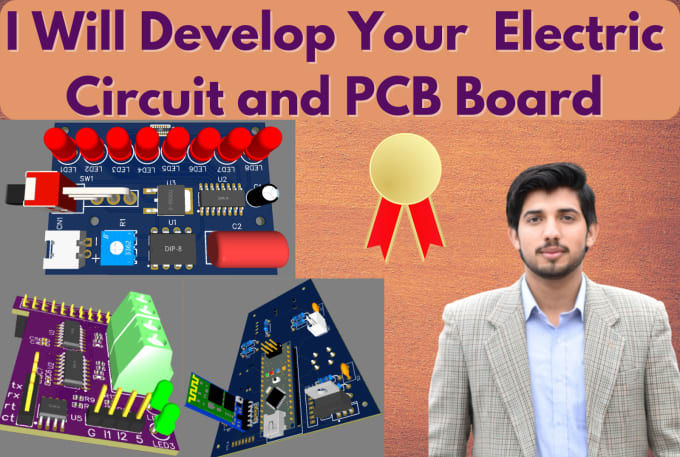 Gig Preview - Create pcb board, schematic design on eagle, altium, easyeda