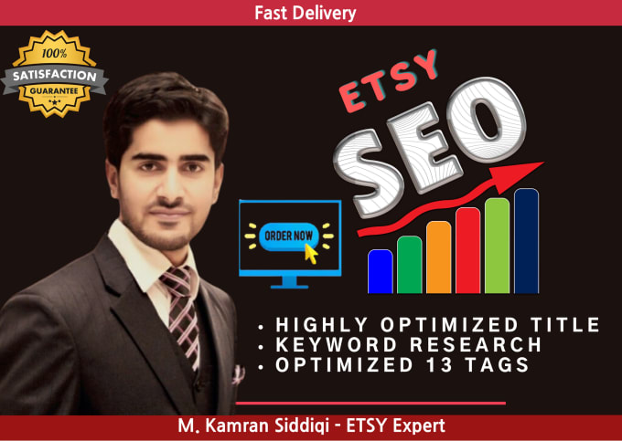 Bestseller - do etsy SEO to rank up your etsy listing by finding best title and tags