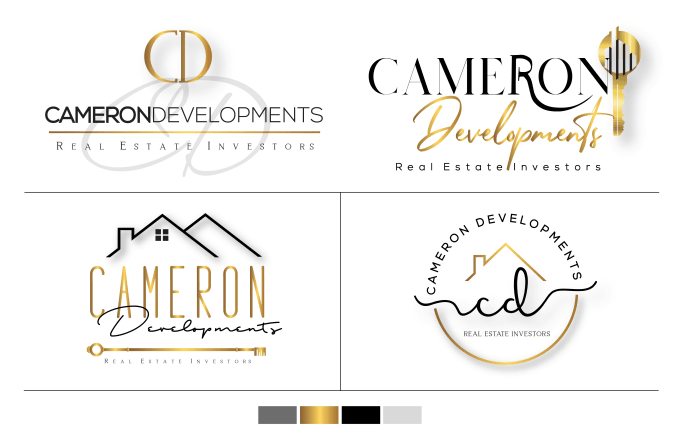 Gig Preview - Design an elegant real estate and signature logo