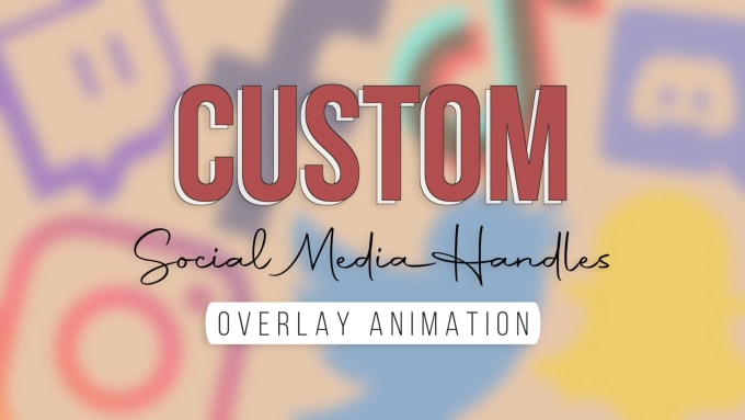 Gig Preview - Design custom socmed and subscribe button overlays