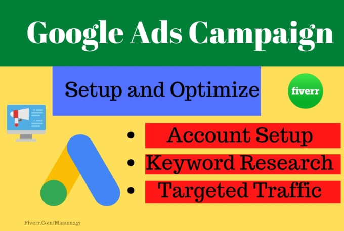 Gig Preview - Setup and manage google adwords PPC campaign