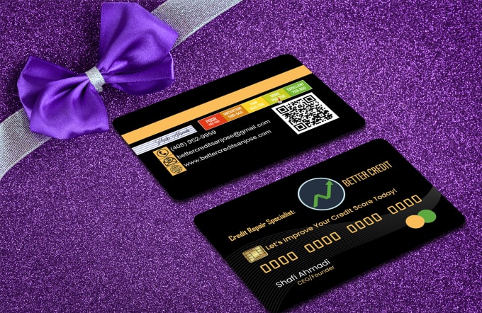 Gig Preview - Design credit repair business card design