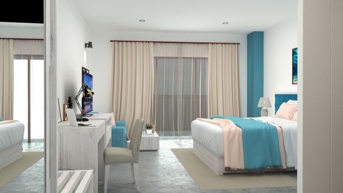 Gig Preview - Do 3d renderings of  house and apartment  interior