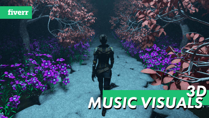 Gig Preview - Create amazing 3d music visuals