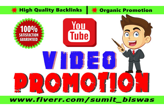 Bestseller - do organic youtube promotion with video backlinks