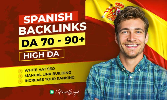 Gig Preview - Do spanish backlinks for off page SEO link building