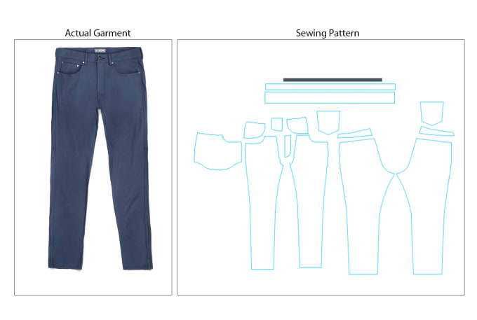 Gig Preview - Do grading sewing clothing cad pattern design