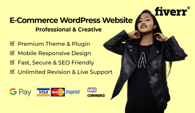 Gig Preview - Build wordpress ecommerce website online store