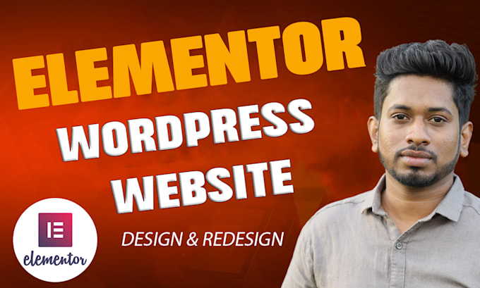 Gig Preview - Design, develop, clean and modern wordpress website as elementor pro expert