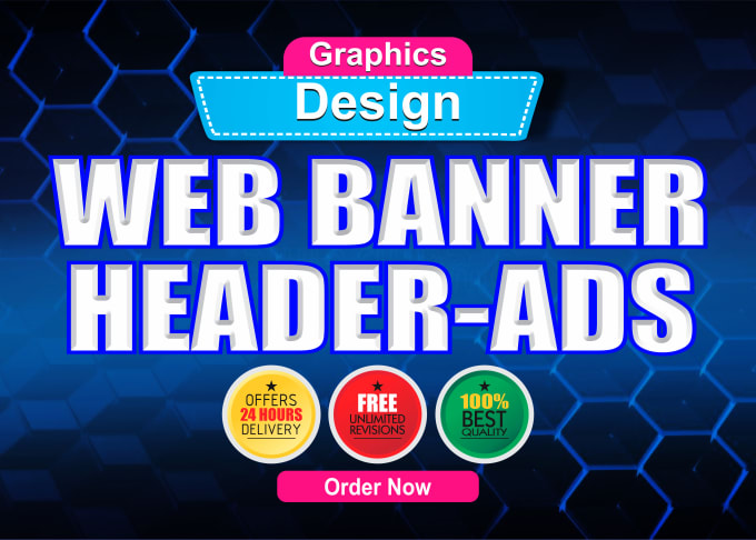 Gig Preview - Design a professional web banner,header,ads,cover