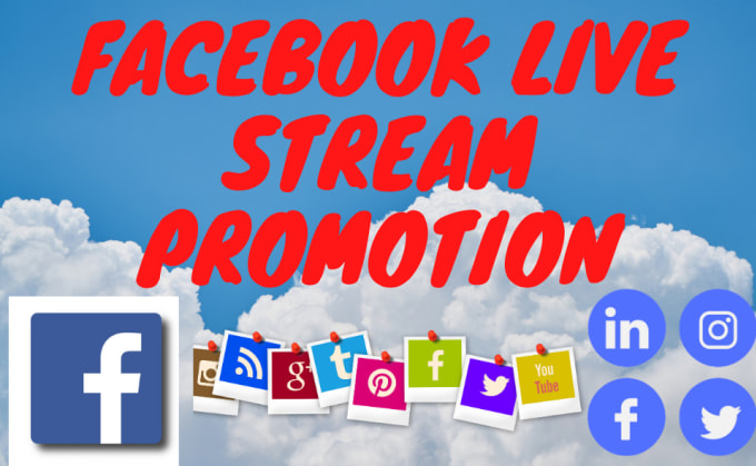 Gig Preview - Promote your live stream to real and organic facebook