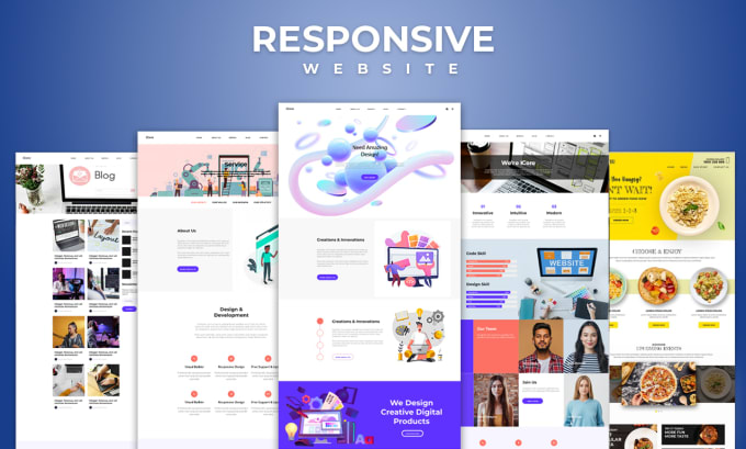 Gig Preview - Build professional and responsive wordpress website