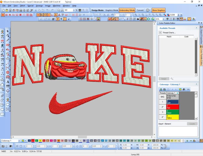 Gig Preview - Do  embroidery digitizing service quick and accurate