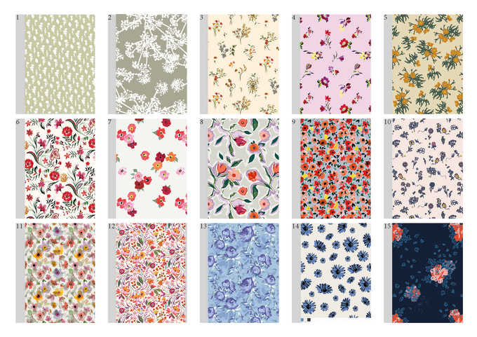 Gig Preview - Create seamless floral patterns