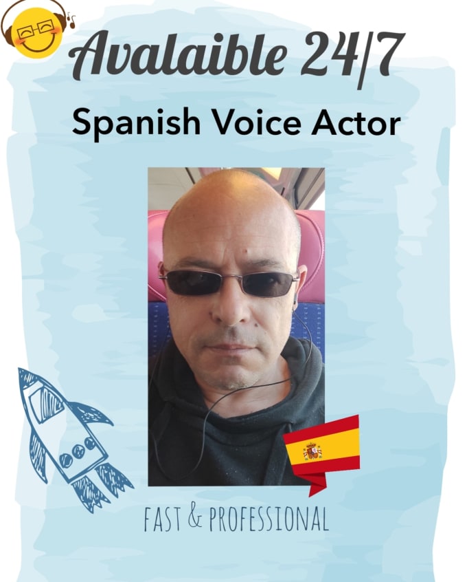 Gig Preview - Be your professional spanish voice