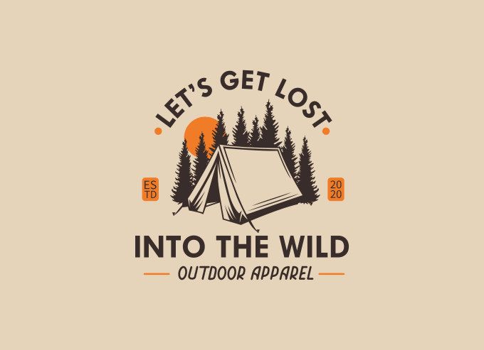 Gig Preview - Draw vintage outdoor logo design or t shirt illustration