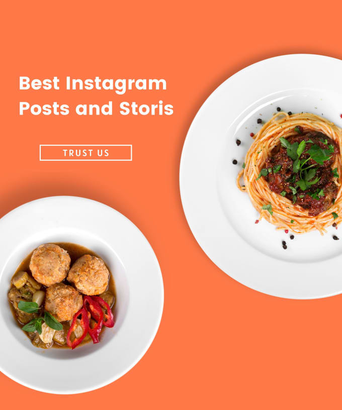 Gig Preview - Design instagram posts for your restaurant