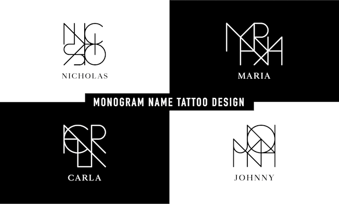 Gig Preview - Monogram name logo for you