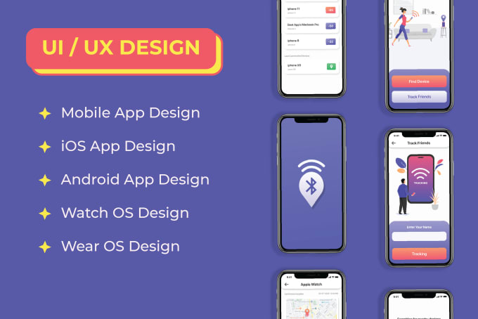 Gig Preview - Create stunning uiux designs for your mobile app and website