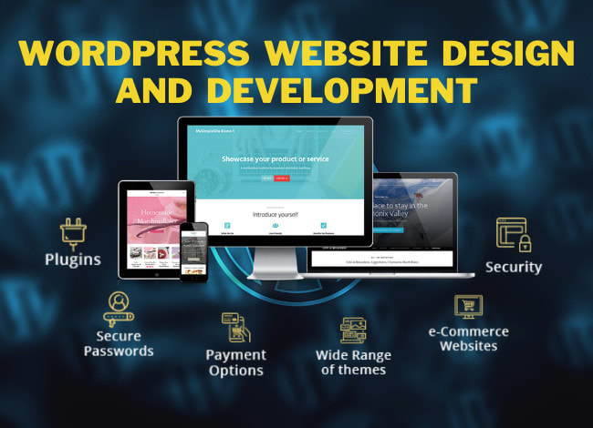 Gig Preview - Create responsive wordpress website design and development