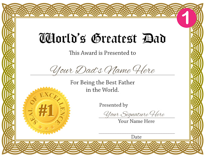 Tioneer Stainless Steel Dad #1 Engraved ID Bracelet - Worlds Best Dad, Fathers Day Gift